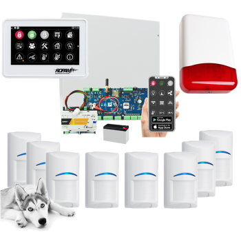 SYSTEM ALARMOWY ROPAM Neo-IP-64-SET TPR-4WS-P 8x BPR2-WP12 PET TI700 7.2Ah